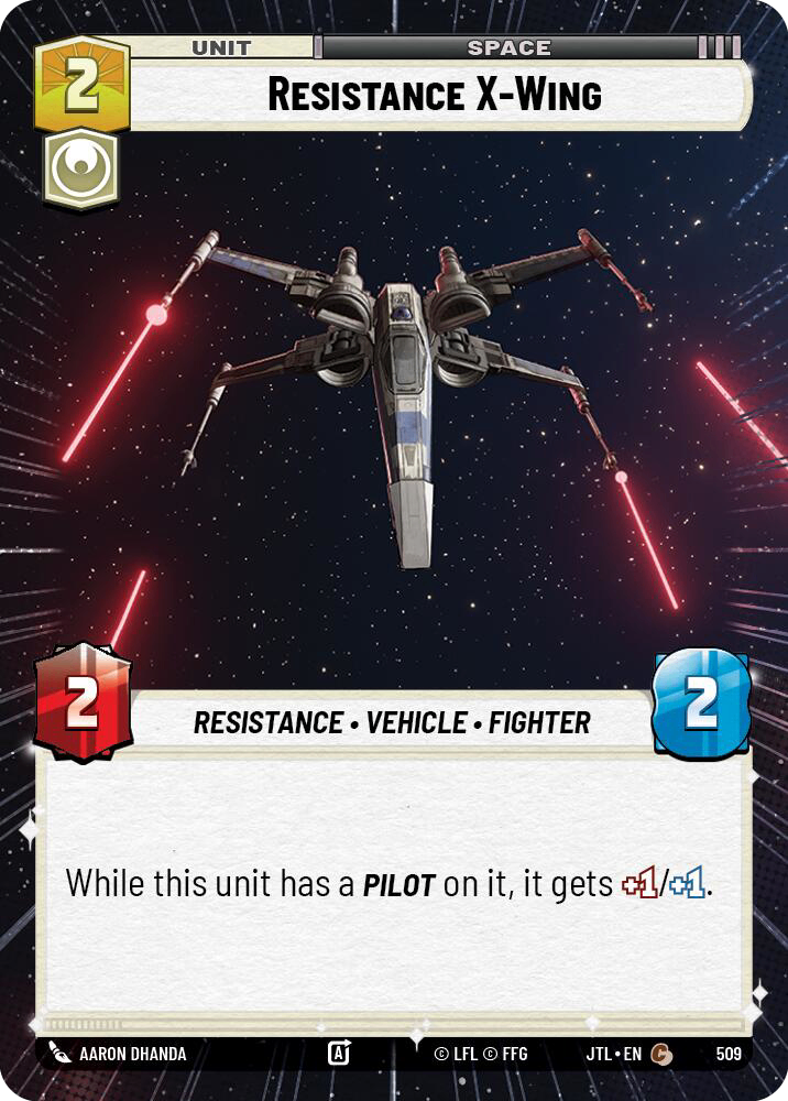 【JTL509/EN】Resistance X-Wing (Hyperspace)