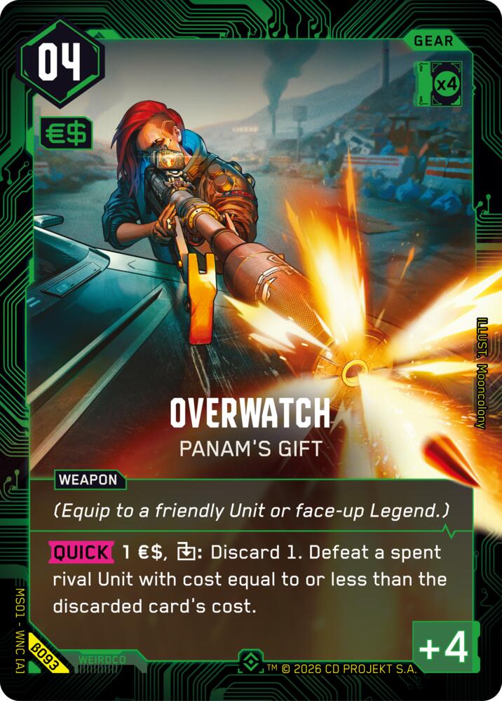 【WNCBβ093/EN】Overwatch: Panam's Gift