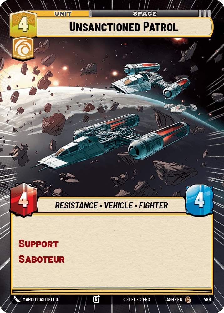 【ASH486/EN】Unsanctioned Patrol (Hyperspace)