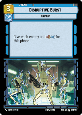 【傷あり特価】【TWI075/EN】Disruptive Burst(FOIL)