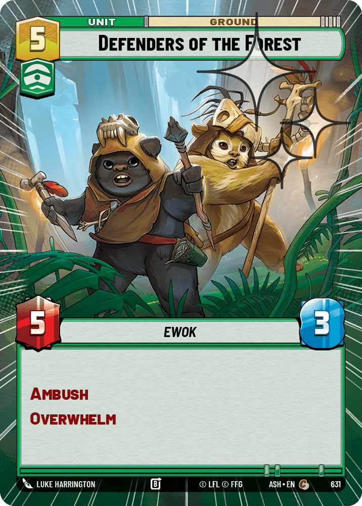 【ASH631/EN】Defenders of the Forest (Hyperspace/Foil)