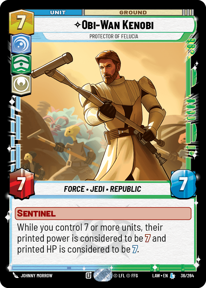 【LAW036/EN】Obi-Wan Kenobi - Protector of Felucia