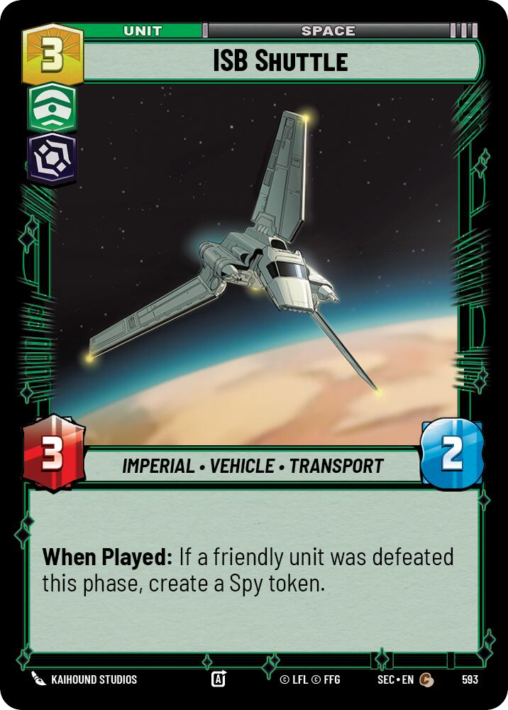 【SEC0593/EN】ISB Shuttle (Foil)