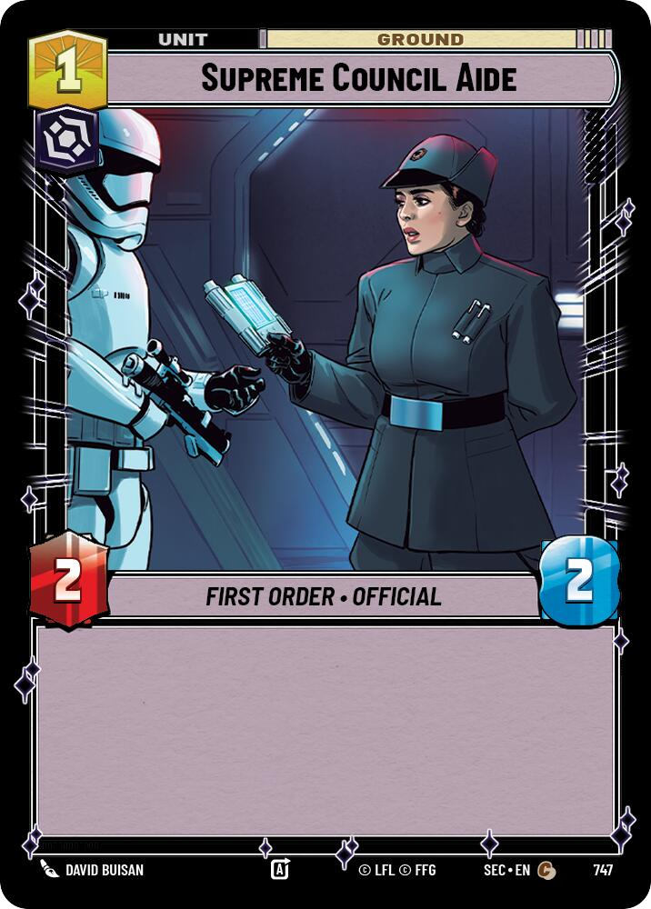 【SEC0747/EN】Supreme Council Aide (Foil)