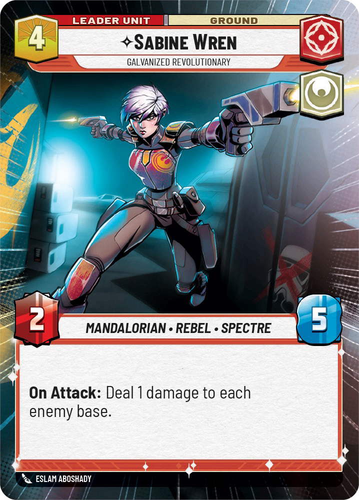 【傷あり特価】【SOR280/EN】Sabine Wren - Galvanized Revolutionary (HYPERSPACE)