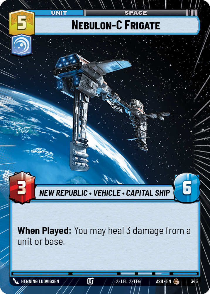 【ASH345/EN】Nebulon-C Frigate (Hyperspace)