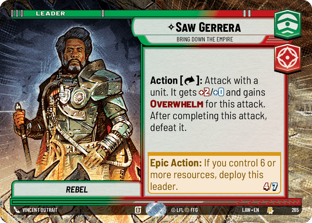 【LAW265/EN】Saw Gerrera - Bring Down The Empire (Hyperspace)