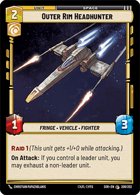 【傷あり特価】【SOR208/EN】Outer Rim Headhunter