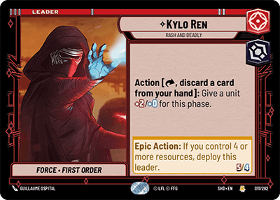 【傷あり特価】【SHD011/EN】Kylo Ren - Rash and Deadly