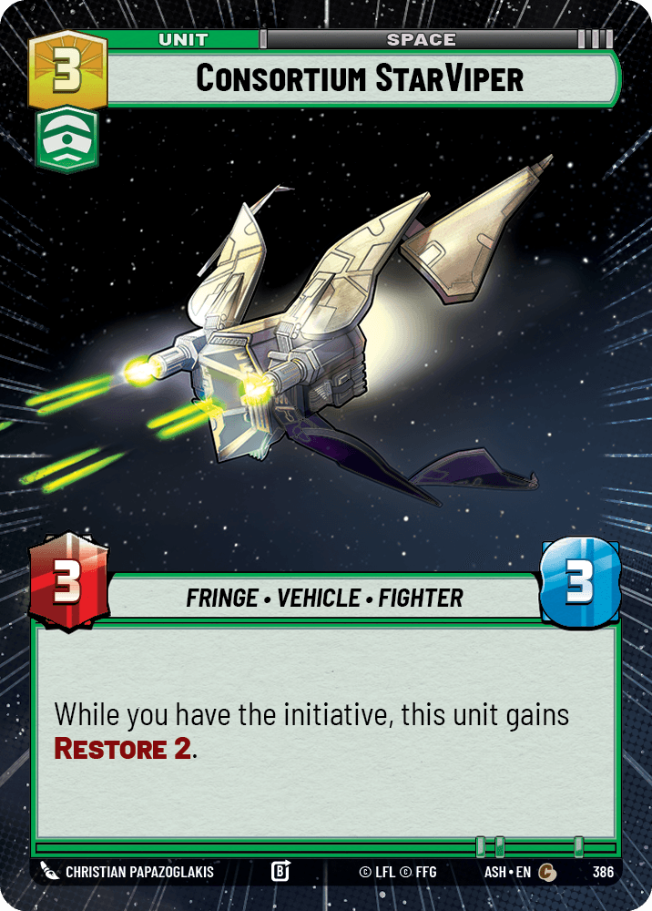 【ASH386/EN】Consortium StarViper (Hyperspace)