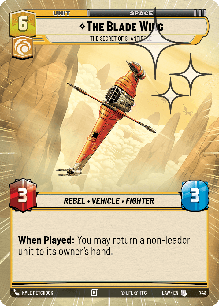 【LAW743/EN】The Blade Wing - The Secret of Shantipole (Hyperspace/Foil)