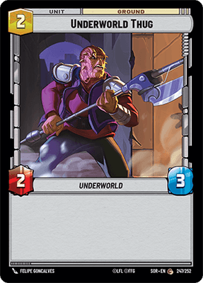 【傷あり特価】【SOR247/EN】Underworld Thug