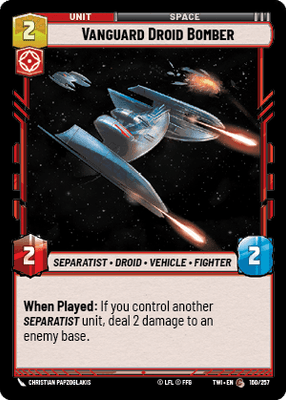 【傷あり特価】【TWI160/EN】Vanguard Droid Bomber