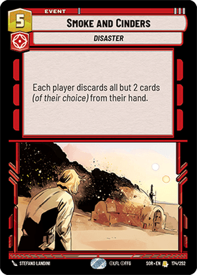 【傷あり特価】【SOR174/EN】Smoke and Cinders