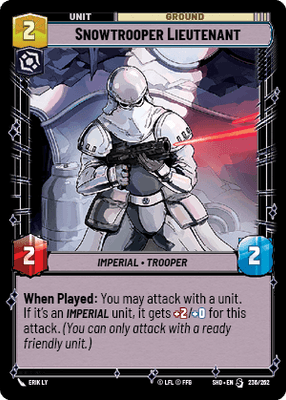 【傷あり特価】【SHD236/EN】Snowtrooper Lieutenant