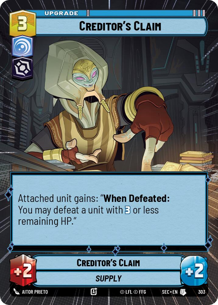 【SEC0303/EN】Creditor's Claim (Hyperspace)