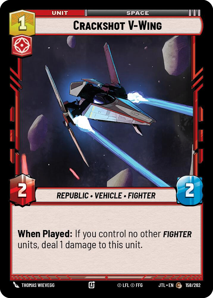 【JTL656/EN】Crackshot V-Wing(Foil)