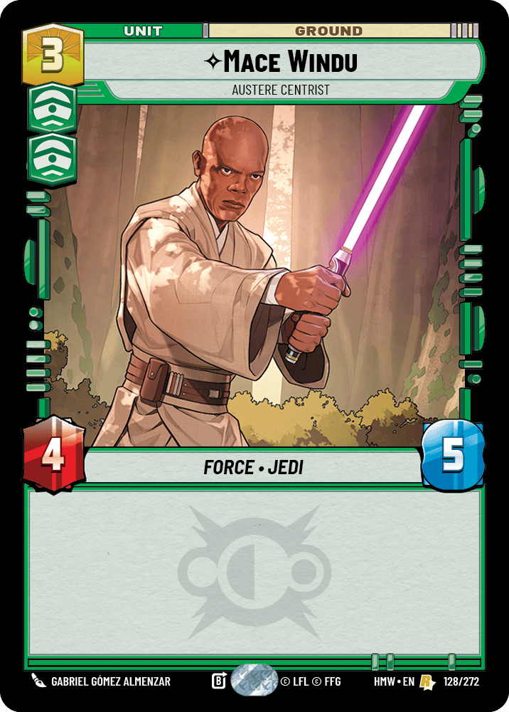 【HMW128/EN】Mace Windu - Austere Centrist