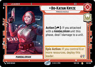 【SHD012/EN】Bo-Katan Kryze - Princess in Exile