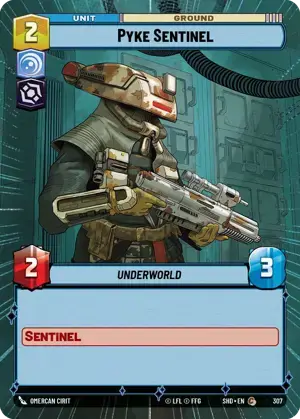 【傷あり特価】【SHD307/EN】Pyke Sentinel (HYPERSPACE)