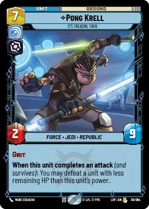 【LOF540/EN】Pong Krell - It's Treason, Then(Foil)