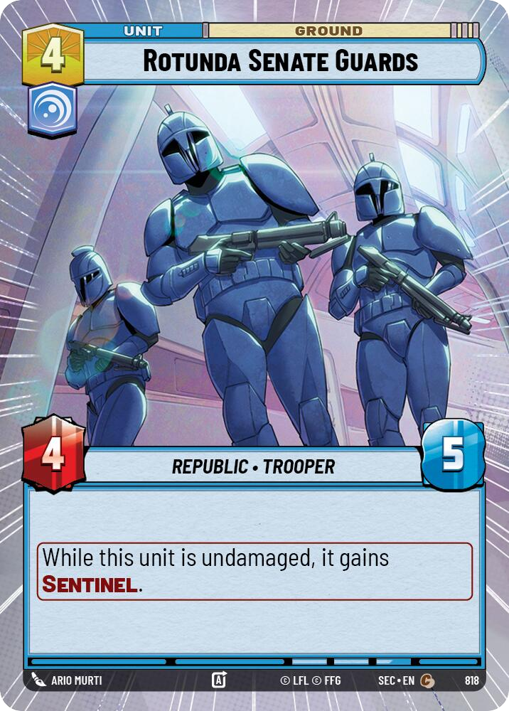【SEC0819/EN】Rotunda Senate Guards (Hyperspace/Foil)
