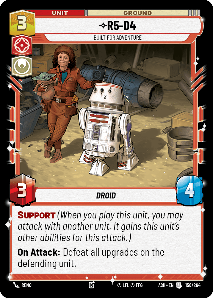【ASH156/EN】R5-D4 - Built for Adventure