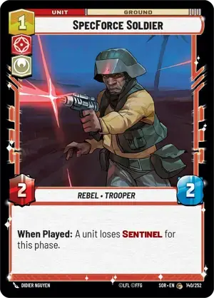 【SOR140/EN】SpecForce Soldier(FOIL)