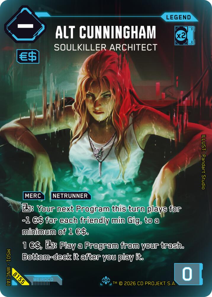 【WNCBβ155/EN】Alt Cunningham: Soulkiller Architect(ICONIC)