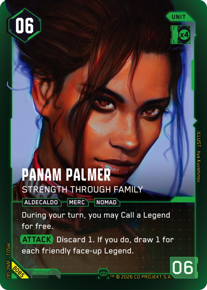 【WNCBβ085/EN】Panam Palmer: Strength Through Family