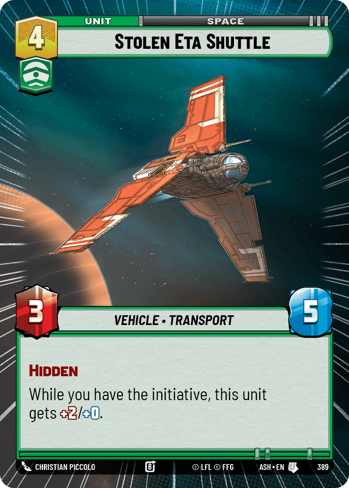 【ASH389/EN】Stolen Eta Shuttle (Hyperspace)
