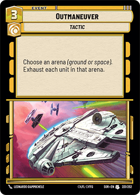 【傷あり特価】【SOR221/EN】Outmaneuver