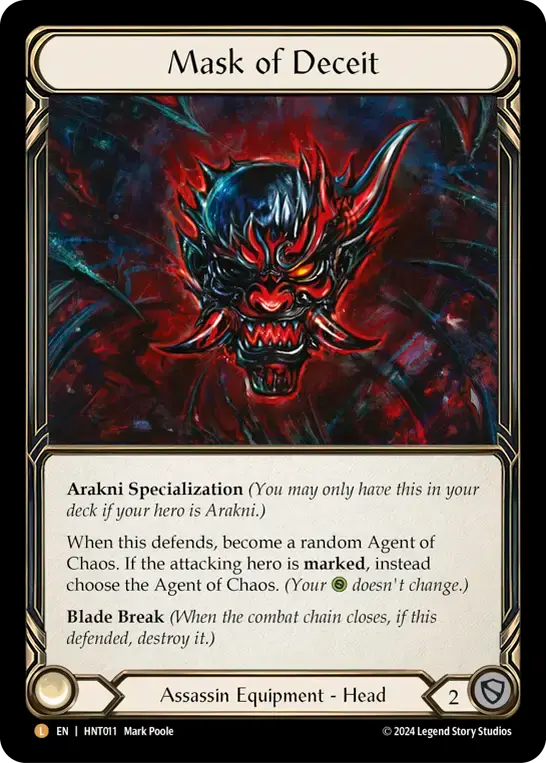 【HNT011/EN/RF】Mask of Deceit/欺瞞の仮面