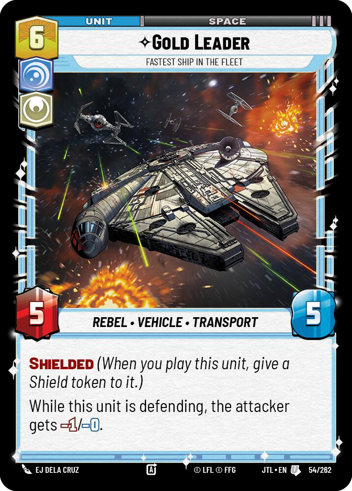 【JTL054/EN】Gold Leader - Fastest Ship in the Fleet