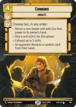 【傷あり特価】【SOR465/EN】Cunning (HYPERSPACE/FOIL)
