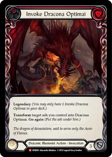 【UPR006/EN】Invoke Dracona Optimai