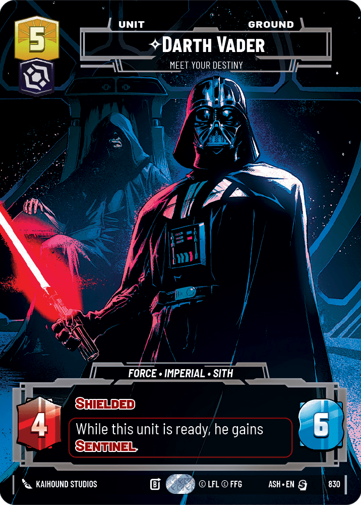 【ASH830/EN】Darth Vader - Meet Your Destiny (Prestige)
