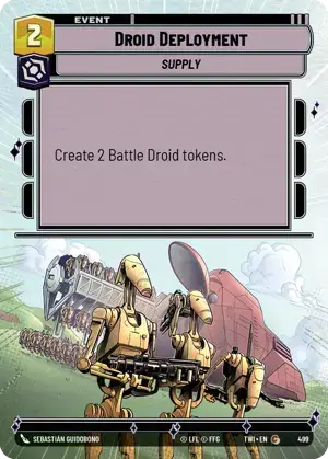 【傷あり特価】【TWI499/EN】Droid Deployment(HYPERSPACE)