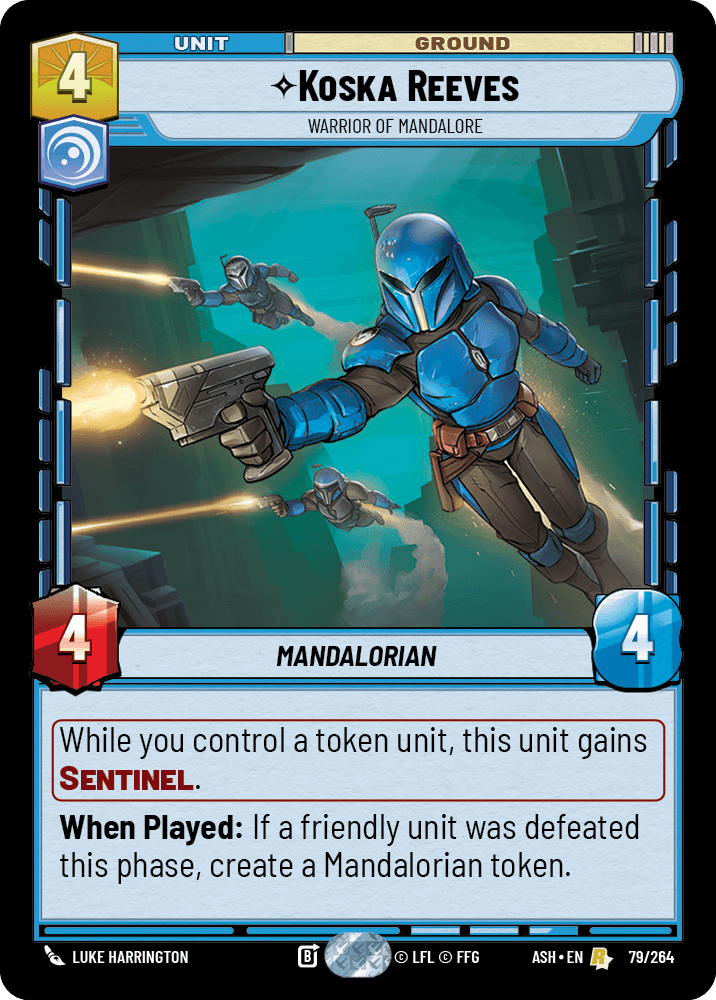【ASH079/EN】Koska Reeves - Warrior of Mandalore