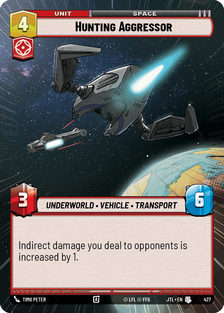 【JTL899/EN】Hunting Aggressor (HYPERSPACE/FOIL)