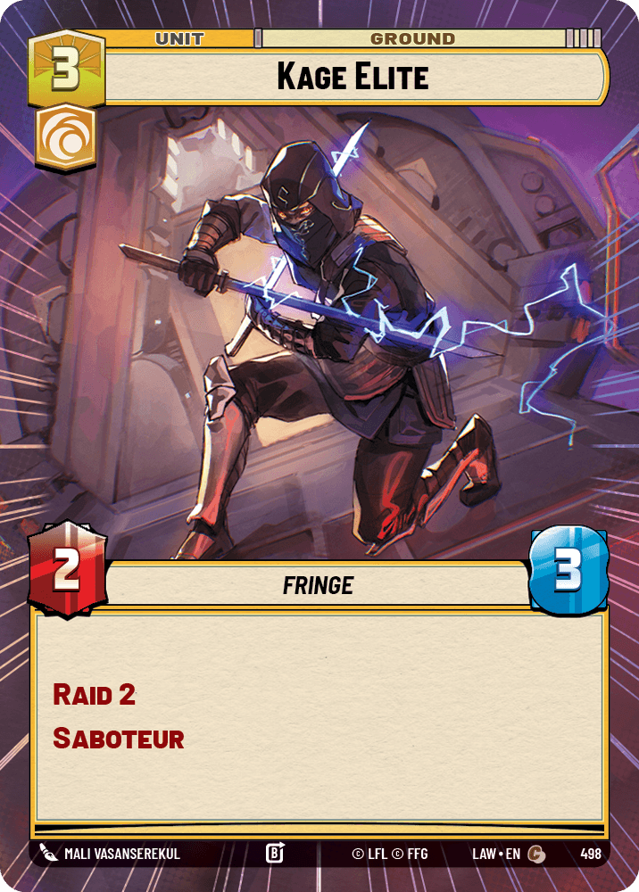 【LAW498/EN】Kage Elite (Hyperspace)