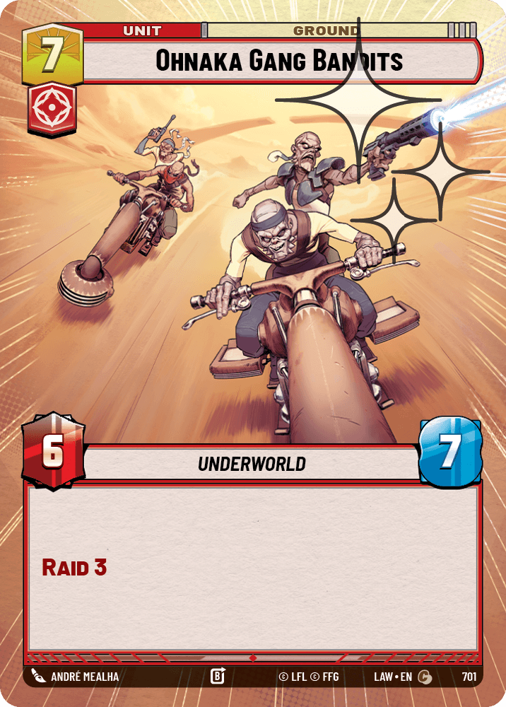 【LAW701/EN】Ohnaka Gang Bandits (Hyperspace/Foil)