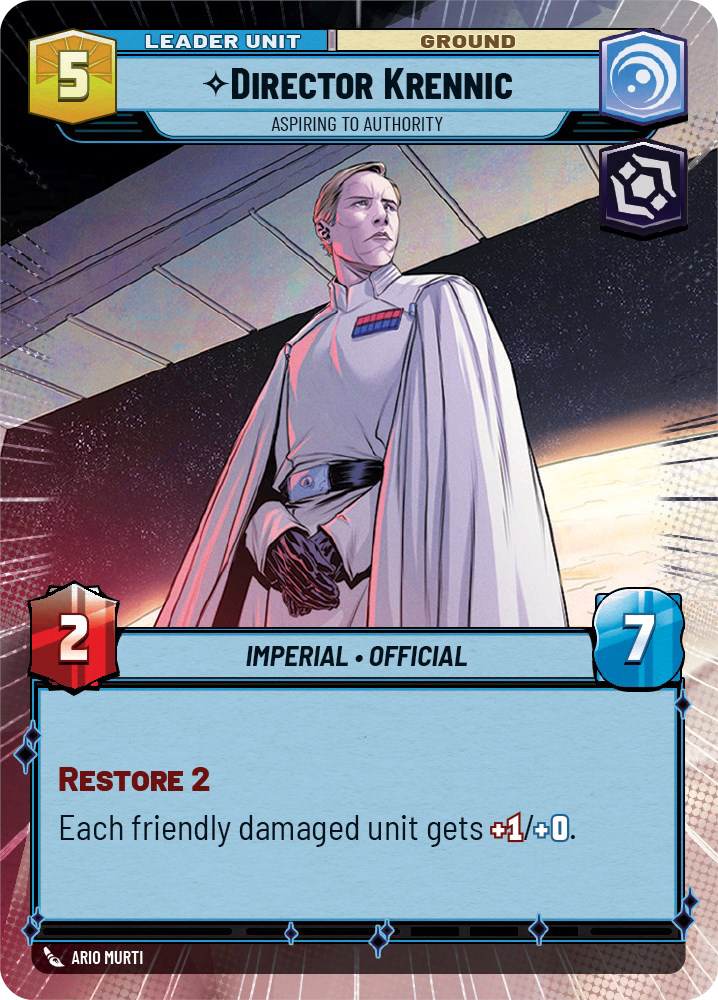 【傷あり特価】【SOR269/EN】Director Krennic - Aspiring to Authority (HYPERSPACE)