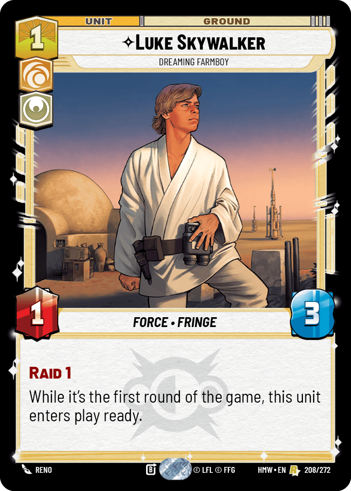 【HMW208/EN】Luke Skywalker - Dreaming Farmboy