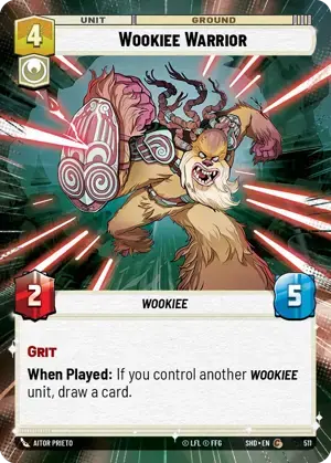 【傷あり特価】【SHD511/EN】Wookiee Warrior (HYPERSPACE)