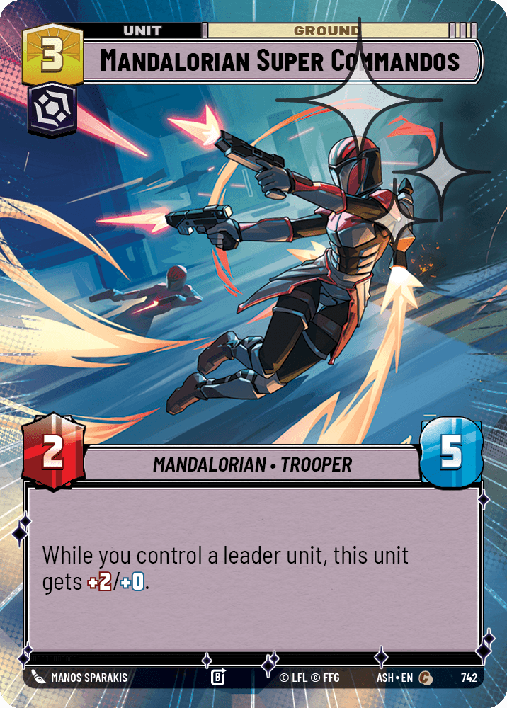 【ASH742/EN】Mandalorian Super Commandos (Hyperspace/Foil)