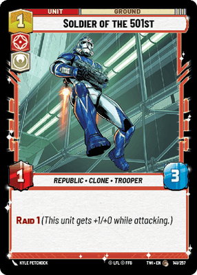 【傷あり特価】【TWI141/EN】Soldier of the 501st(FOIL)