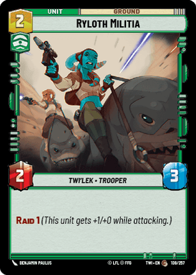 【傷あり特価】【TWI108/EN】Ryloth Militia