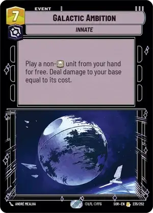 【SOR235/EN】Galactic Ambition(FOIL)