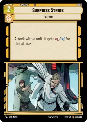 【傷あり特価】【SOR220/EN】Surprise Strike(FOIL)